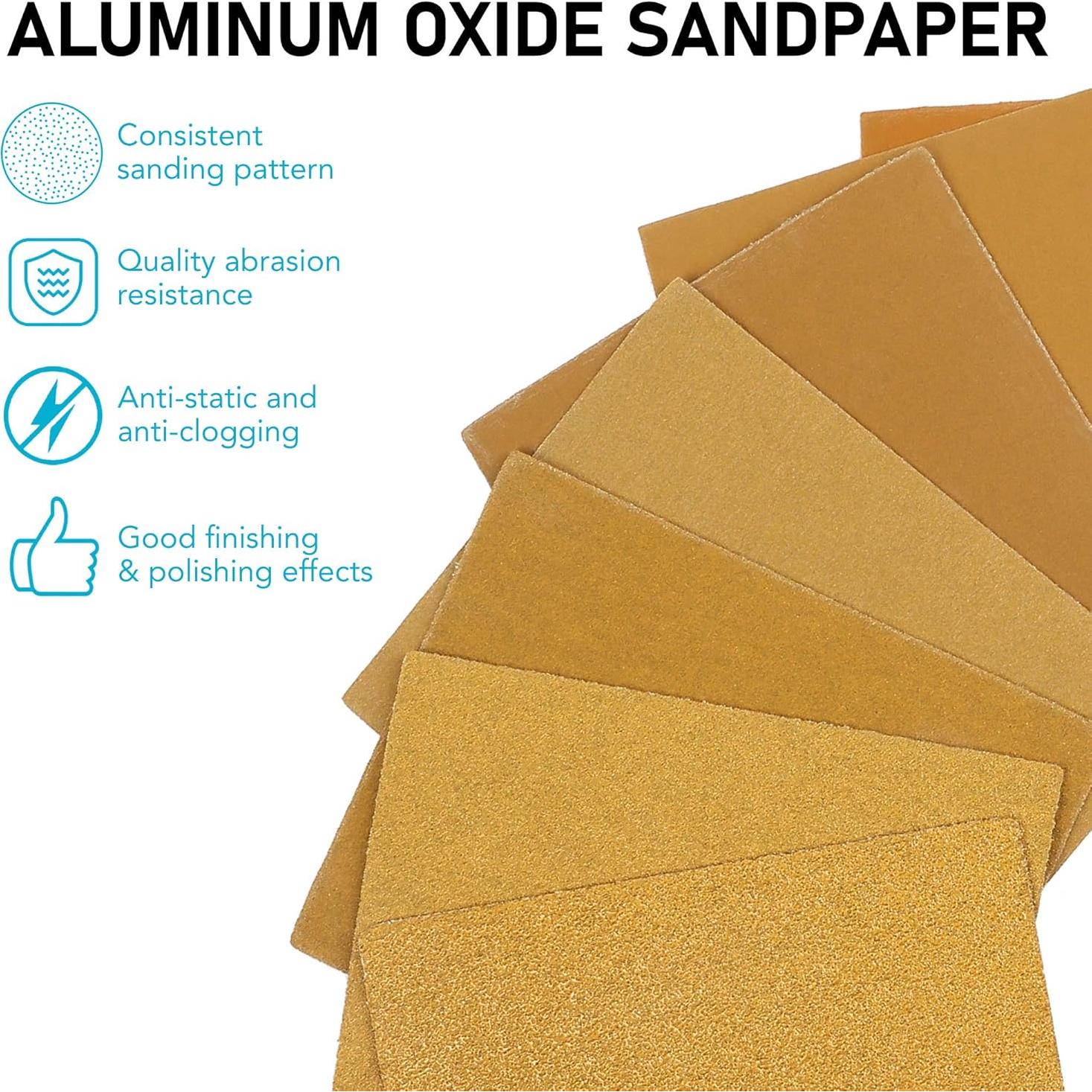 Papel de Lija LotFancy 50PCS Grano Asortido 60-1000