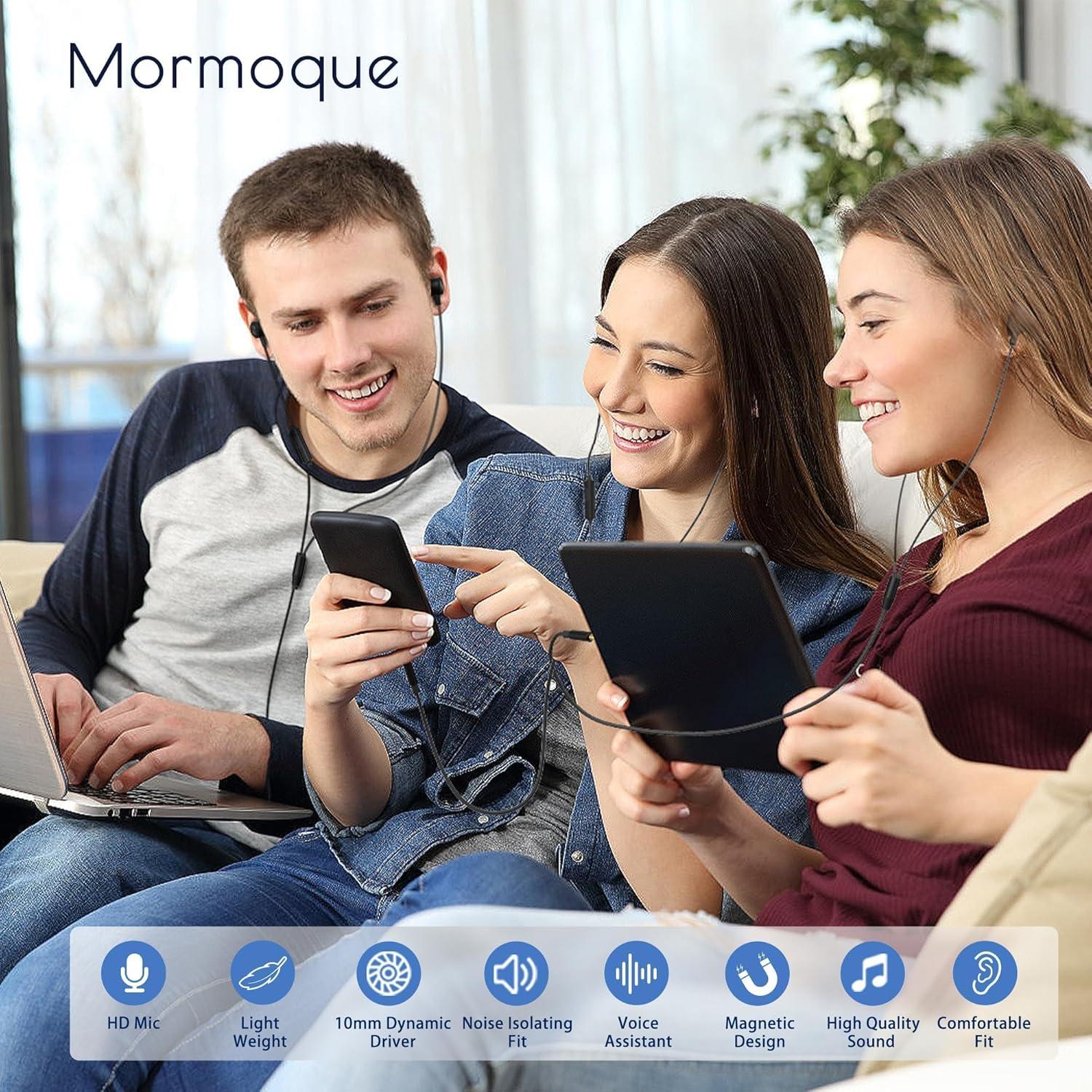 Auriculares EP-06 MORMOQUE con micrófono y 10mm de audio