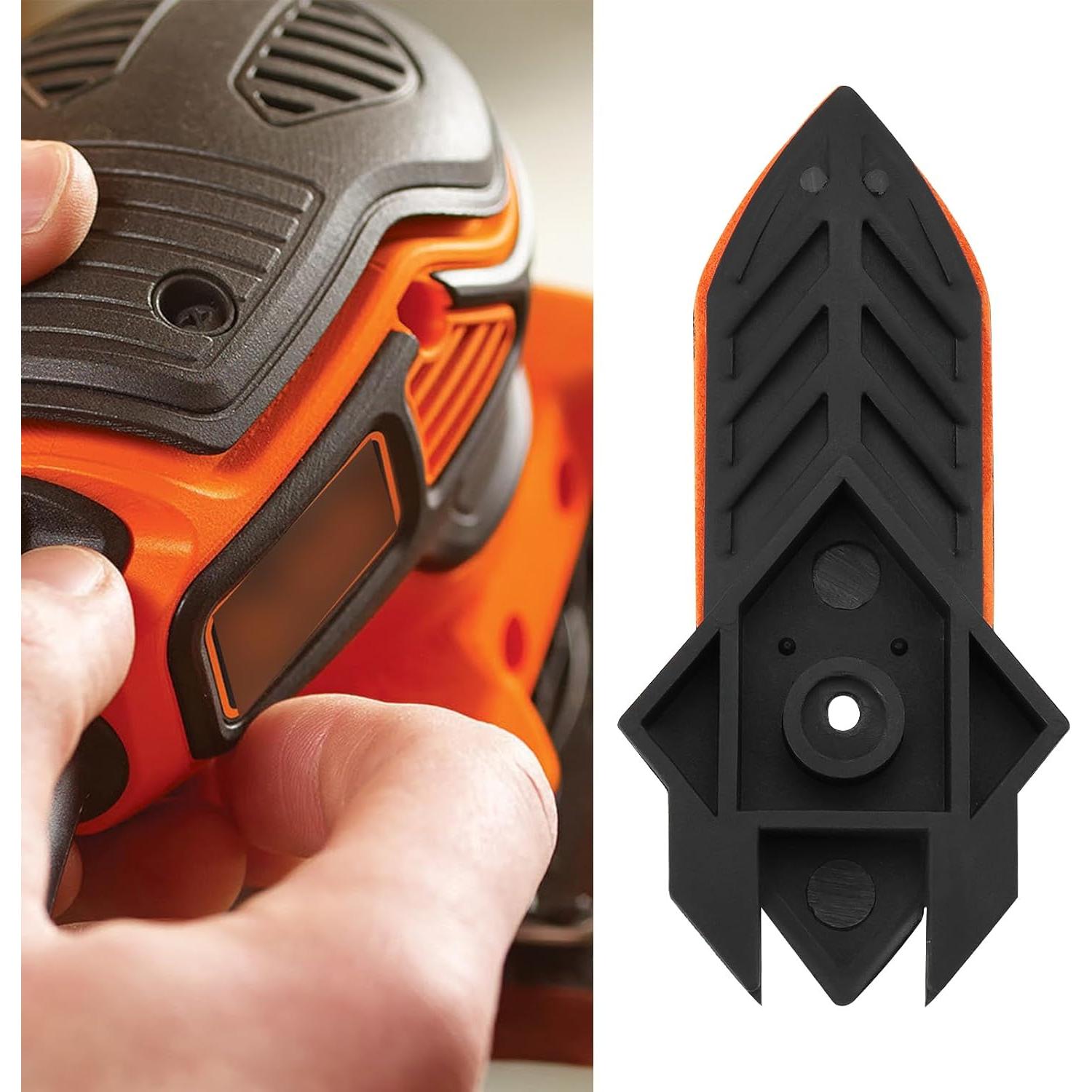 Placas de Dedo de Lijadora OTOTEC 2 Piezas 83.3mm Negro