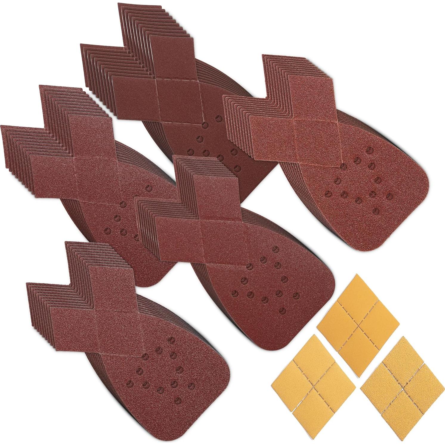 Lijadora de Detalle Bates - 50 Piezas Papel de Lija Granos 60-240