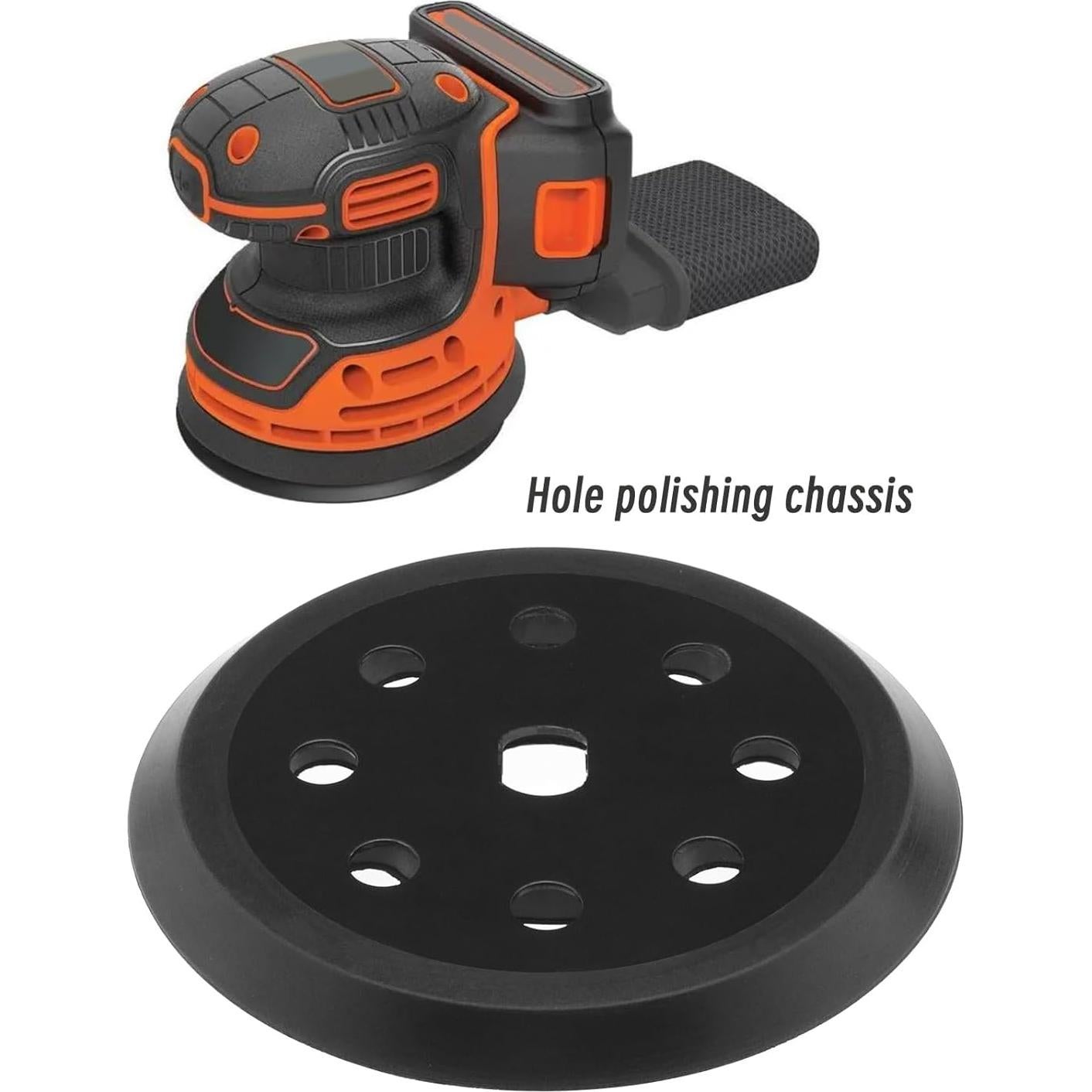 Almohadilla de Lijado Crear Idea 125mm 8 Agujeros Compatible Black & Decker