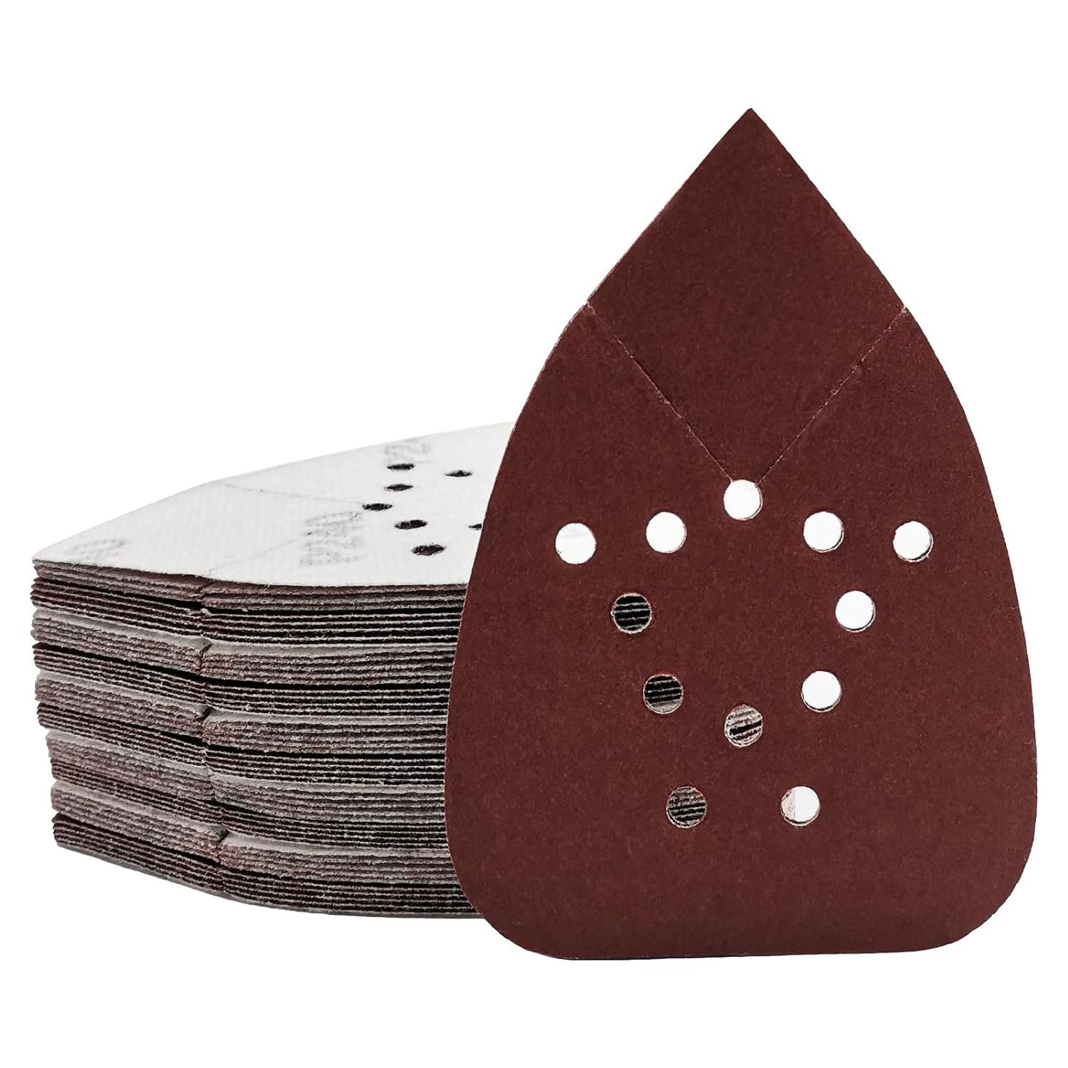 Papel de Lija 240 Grano Ismosm 50PCS para Lijadora de Ratón