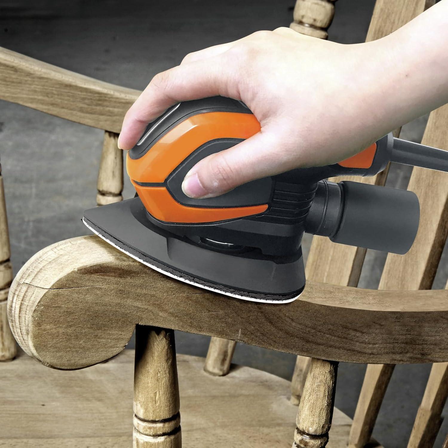 Papel de Lija 240 Grano Ismosm 50PCS para Lijadora de Ratón