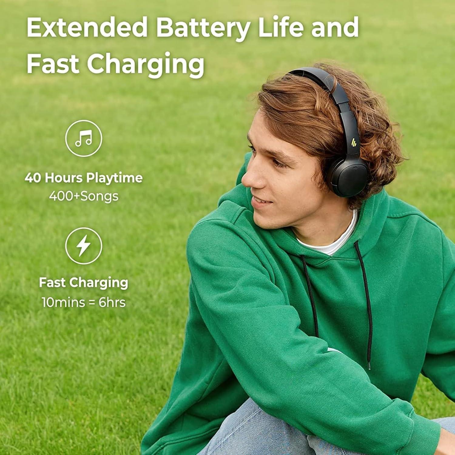 Edifier WH500 Auriculares Inalámbricos Bluetooth 40H Negro