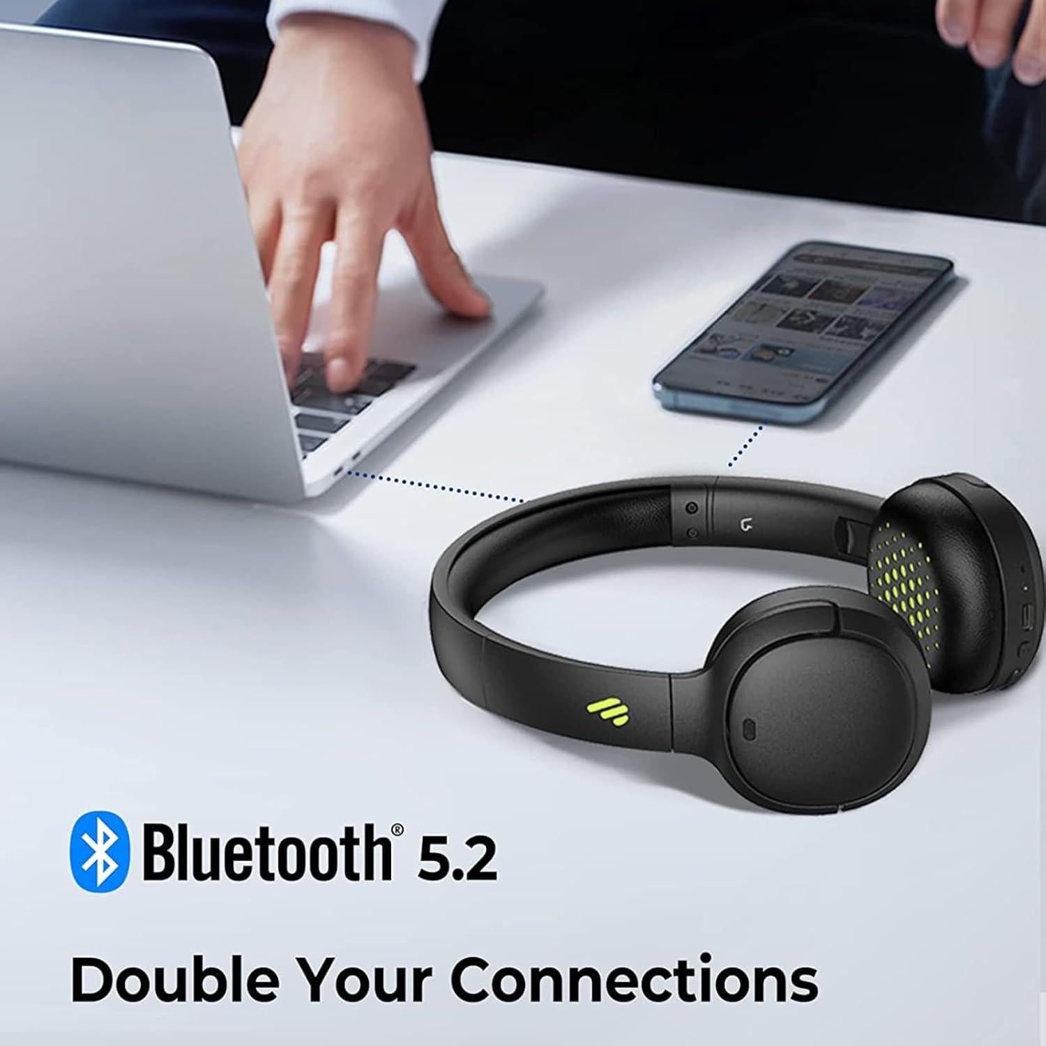 Edifier WH500 Auriculares Inalámbricos Bluetooth 40H Negro