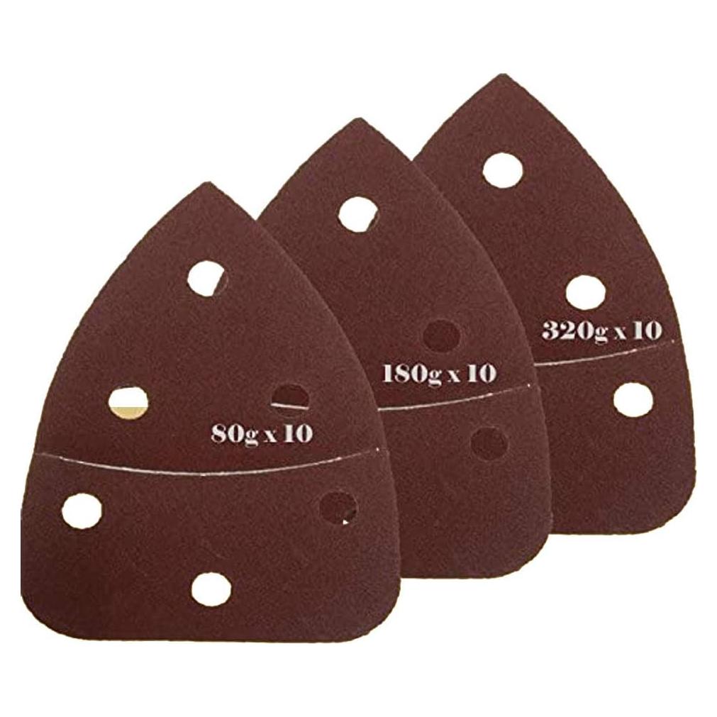 30 Lijas de Detalle MultiToolPro 9.84x13.97 cm Granos Variados