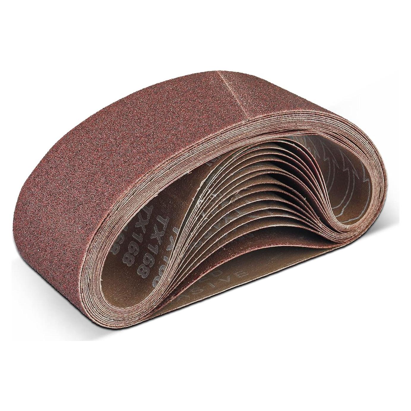 Cintas de Lijado 3x21 Lean Grinding 15PCS Granos 80-400