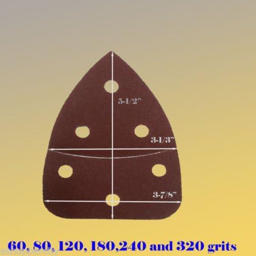 Papeles de Lijado MultiToolPro 60 Piezas 60-320 Granos