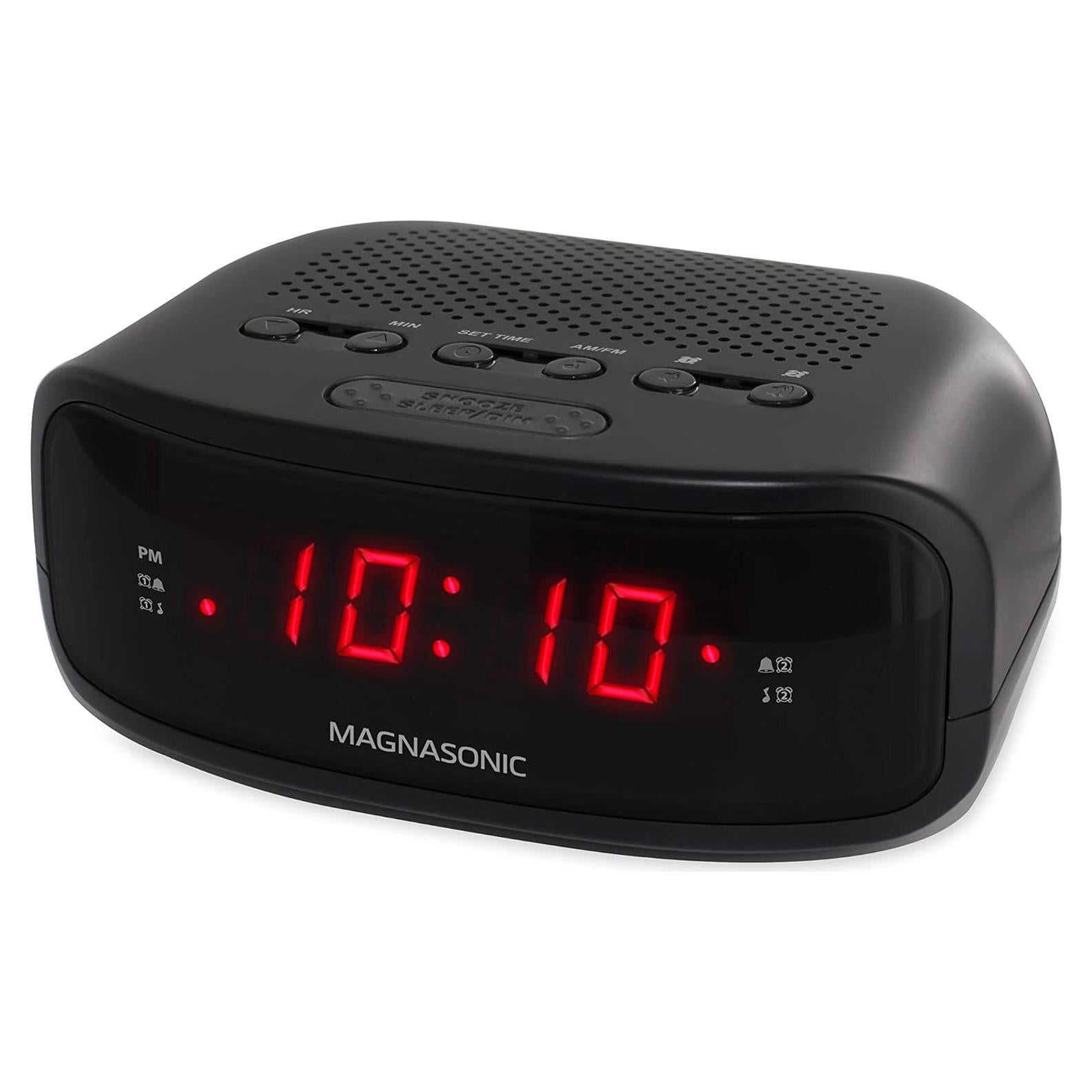Reloj Radio Despertador Magnasonic EAAC200 Digital con Alarma