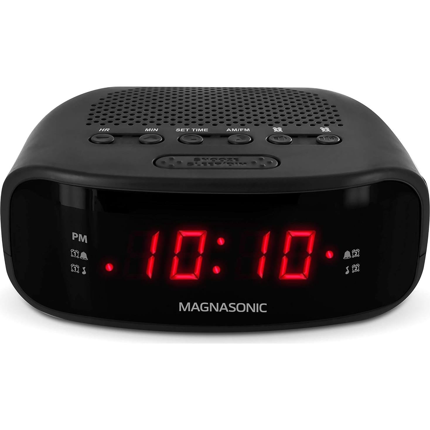 Reloj Radio Despertador Magnasonic EAAC200 Digital con Alarma
