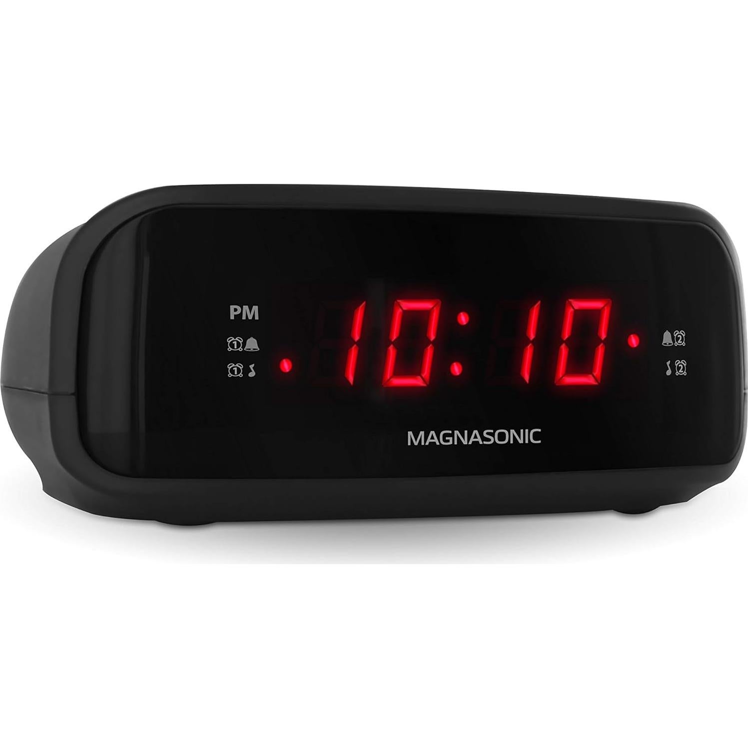 Reloj Radio Despertador Magnasonic EAAC200 Digital con Alarma