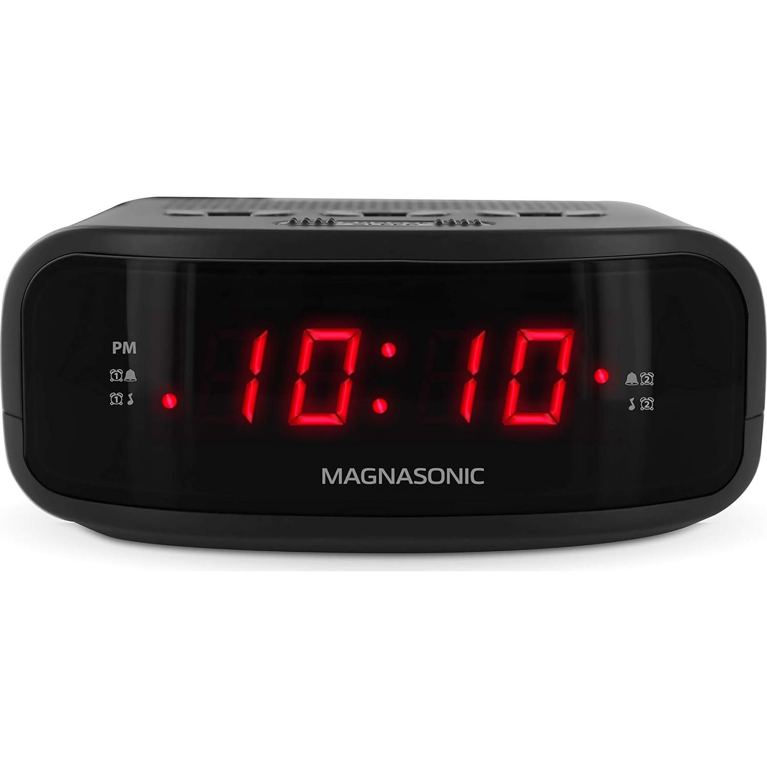 Reloj Radio Despertador Magnasonic EAAC200 Digital con Alarma