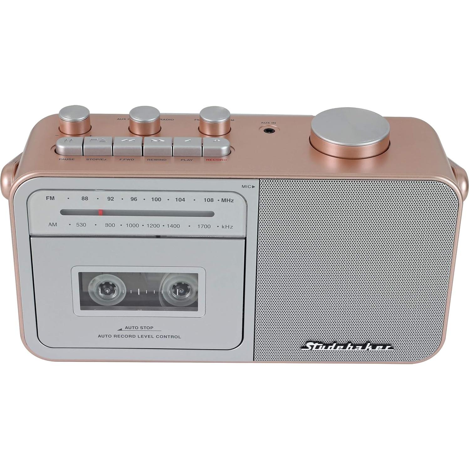 Reproductor Grabador de Cassettes Studebaker SB2130RG AM/FM