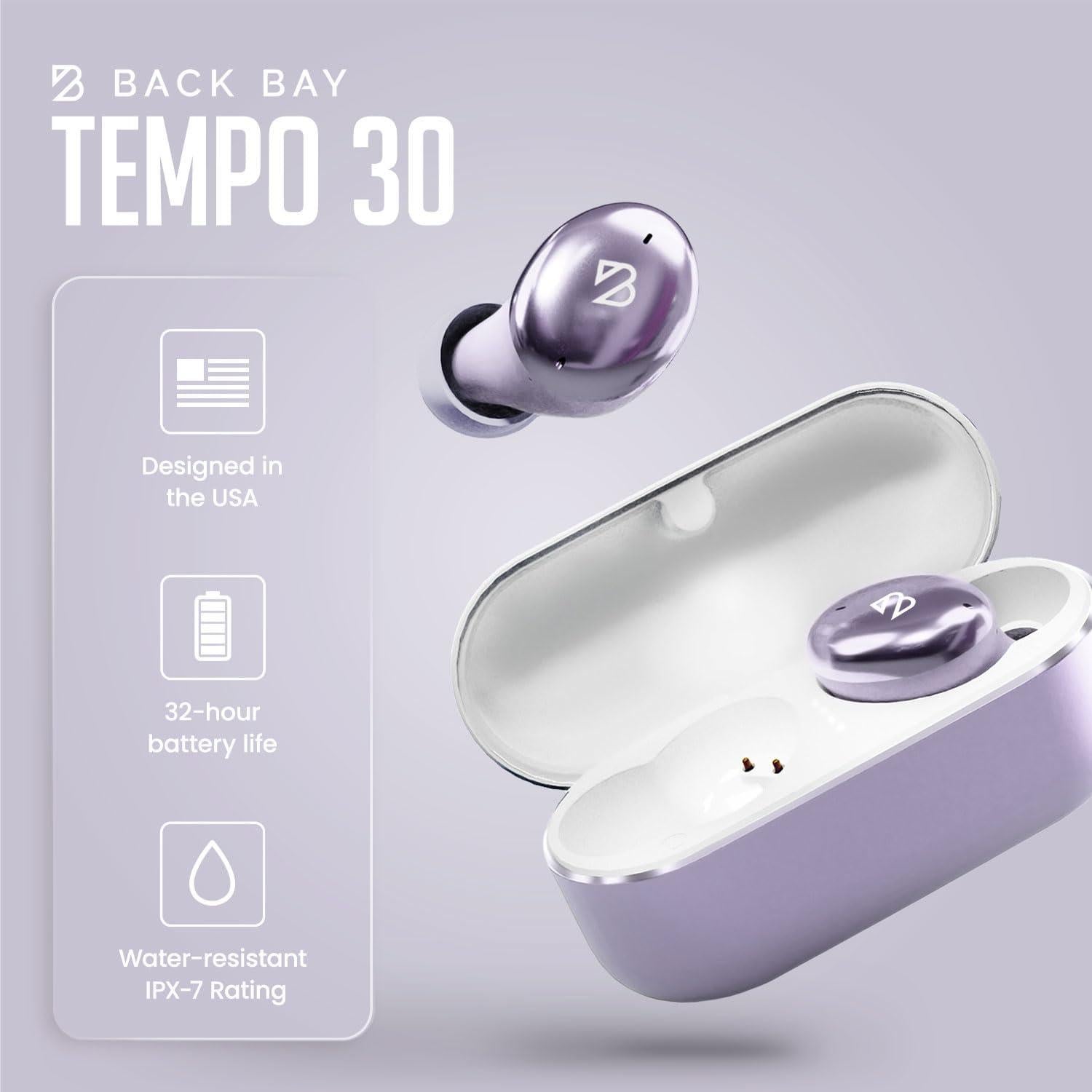 Auriculares Inalámbricos Back Bay Tempo 30 - Sonido Premium