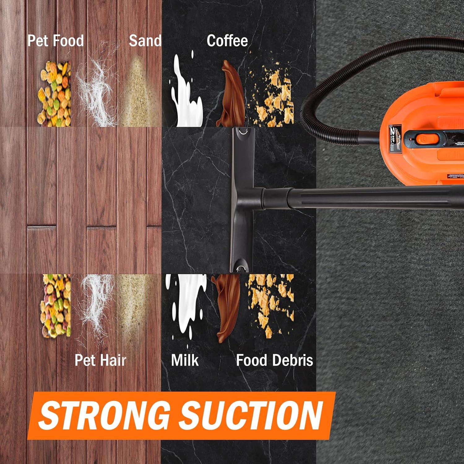 Aspiradora Húmeda/Seca Armor All AA255W 2.5 Galones Naranja