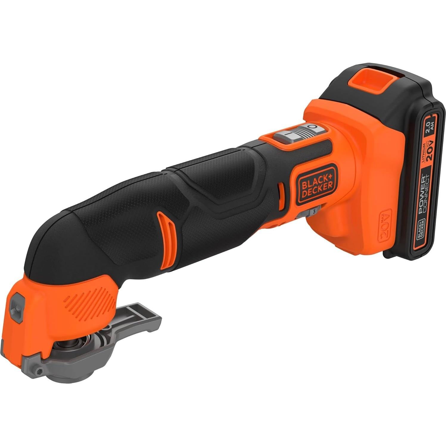Herramienta Oscilante BLACK+DECKER 20V Inalámbrica 6 Velocidades