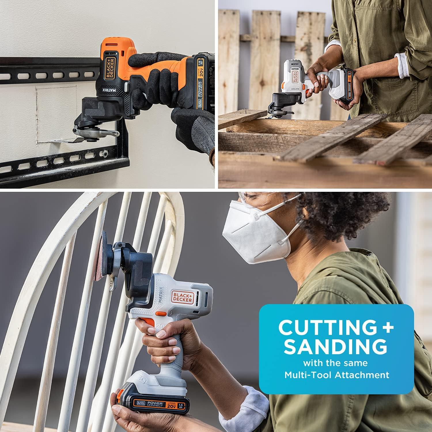 Accesorio Oscilante BLACK+DECKER BDCMTO 0.48 kg Multicolor