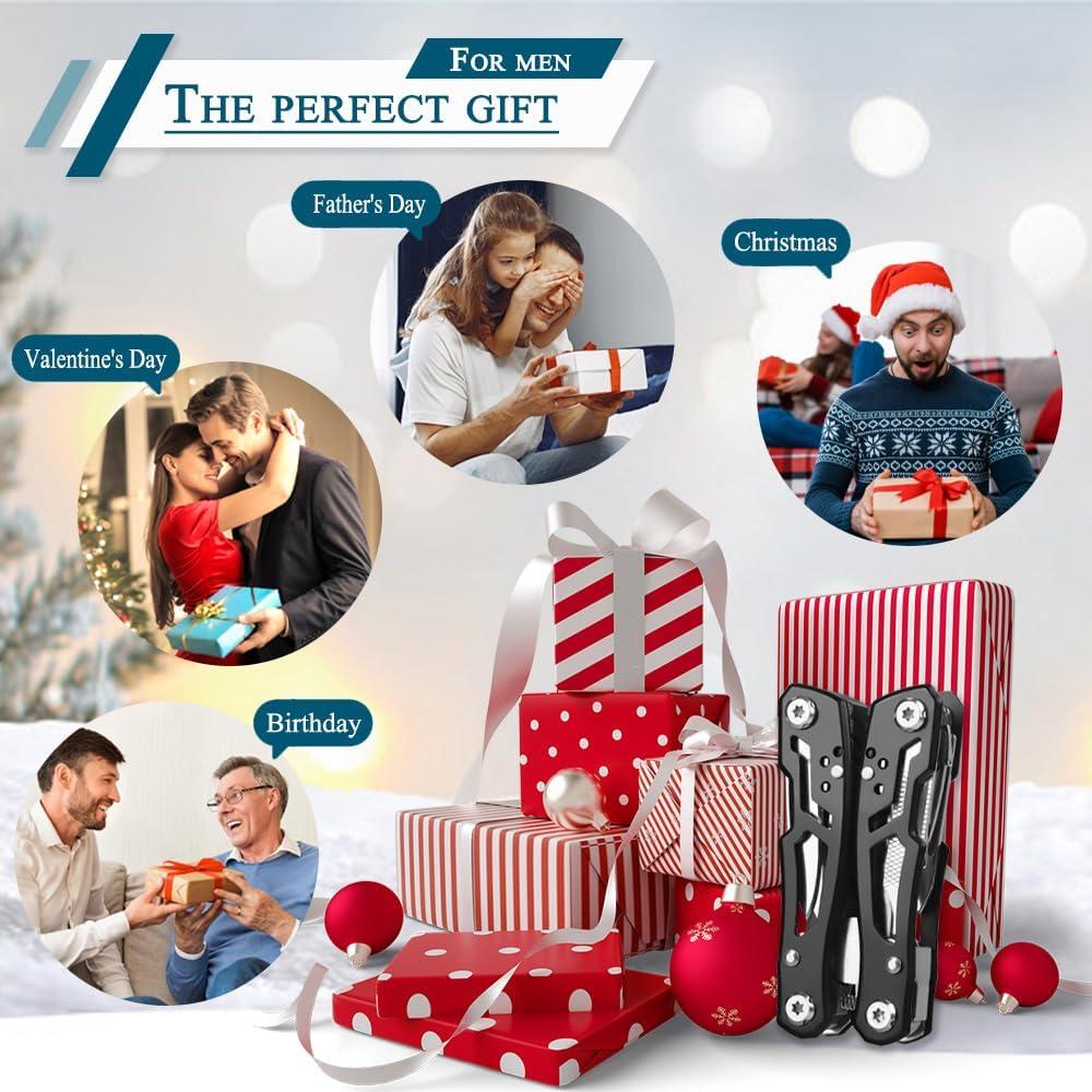 Multiherramienta Samest 14-en-1 Plegable Negra para Camping