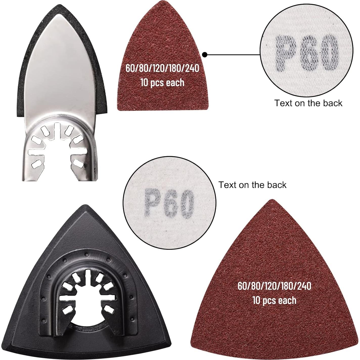 Kit de Lijado 104 Piezas Towbluii para Multitool