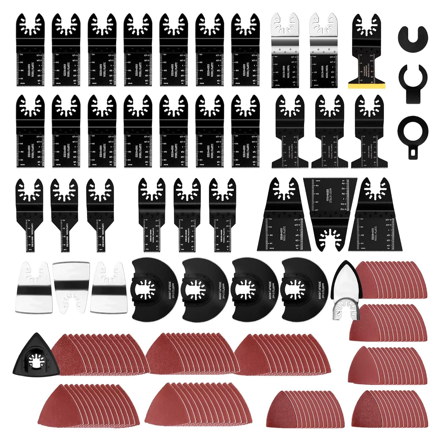 Juego de 159 Piezas Hoja de Sierra Oscilante PETOX
