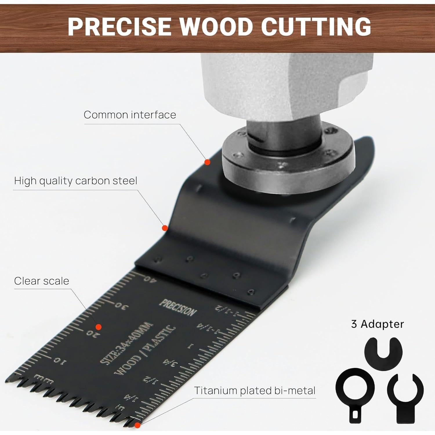 Juego de 159 Piezas Hoja de Sierra Oscilante PETOX