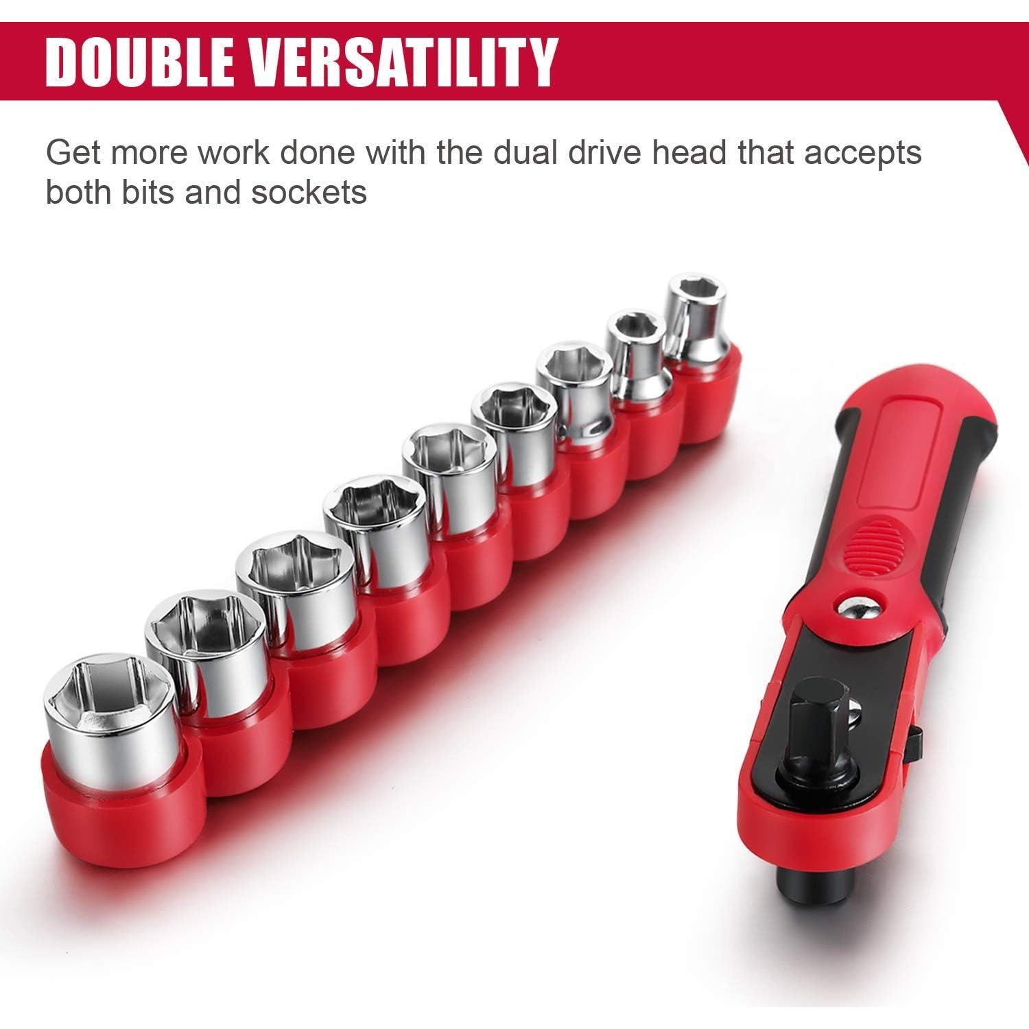 Juego de Herramientas 128 Piezas Eastvolt con Caja Almacenaje