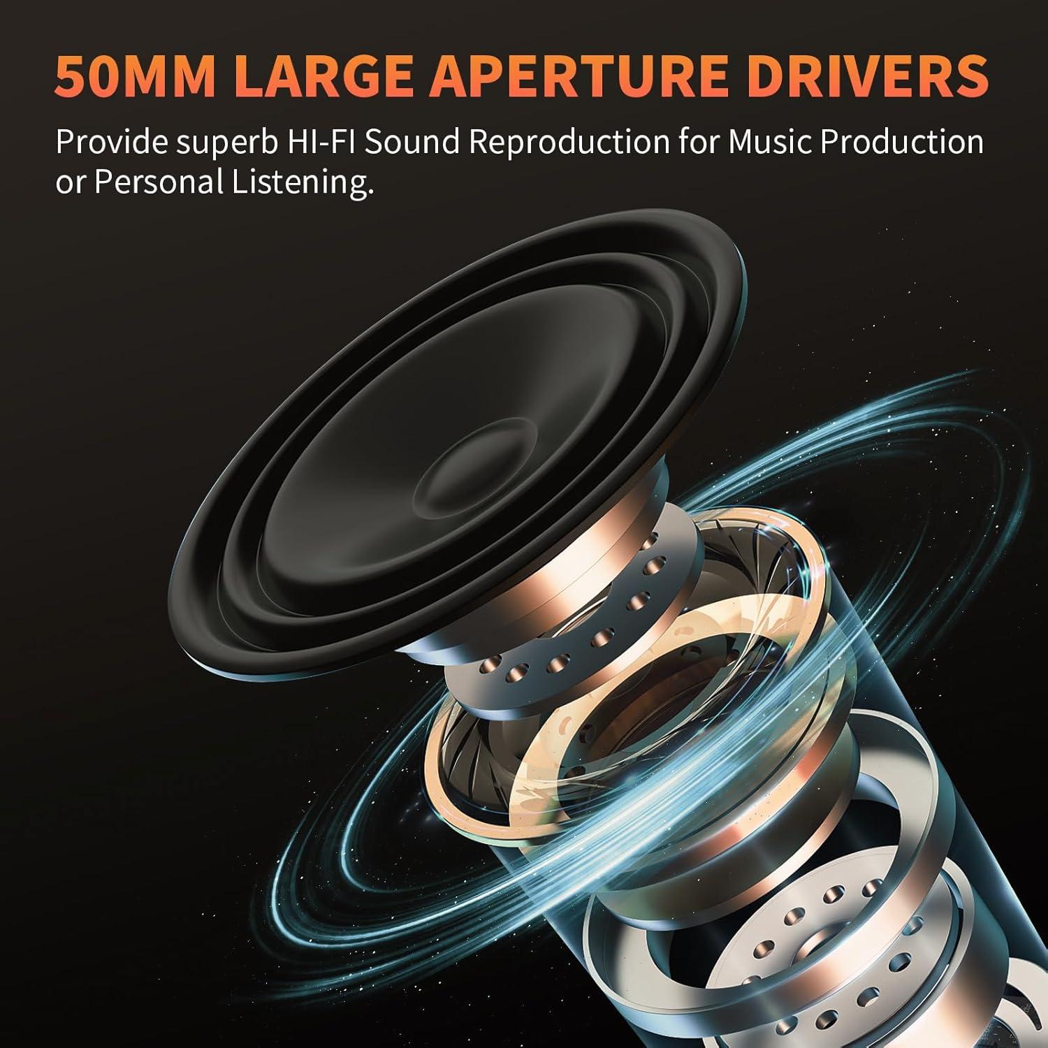 Auriculares JOYO JMH-02 Monitor sobre la Oreja 50mm