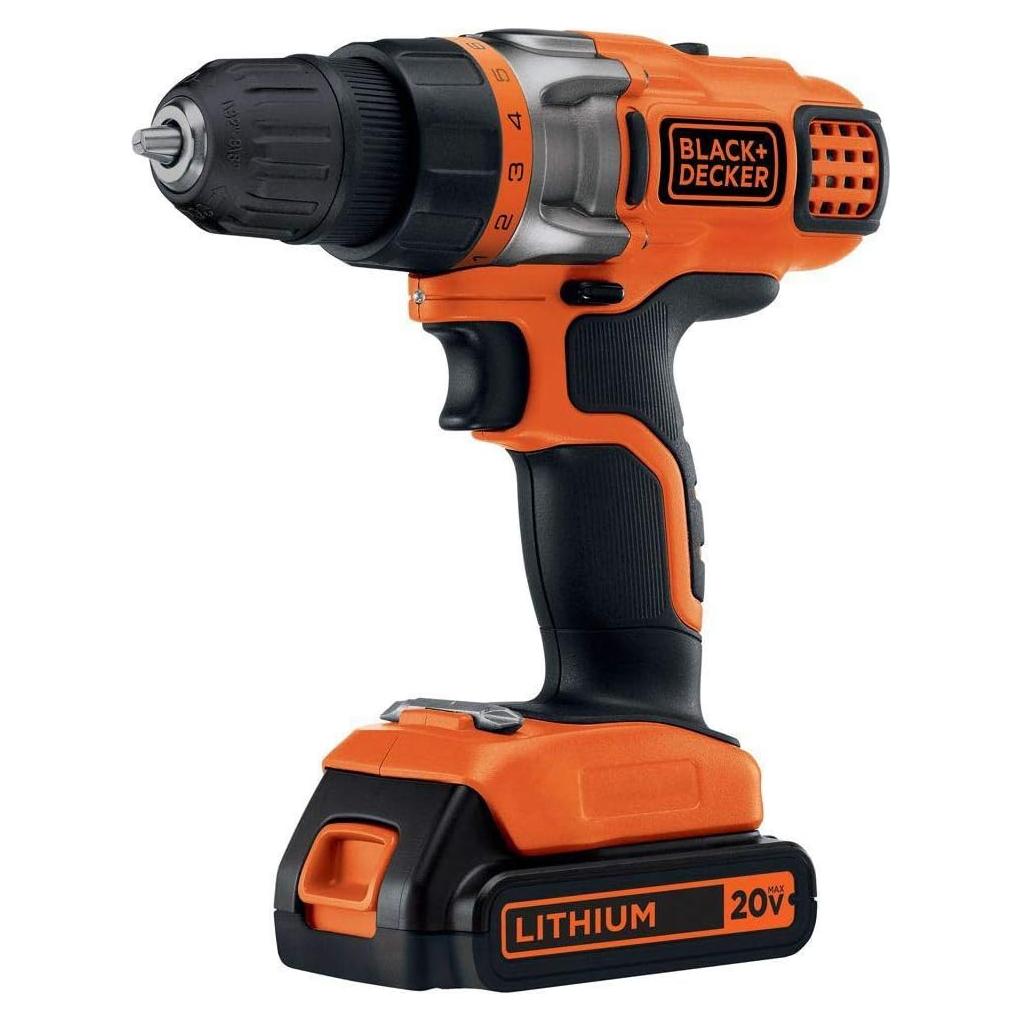 Taladro Inalámbrico BLACK+DECKER LDX220C 20V con LED