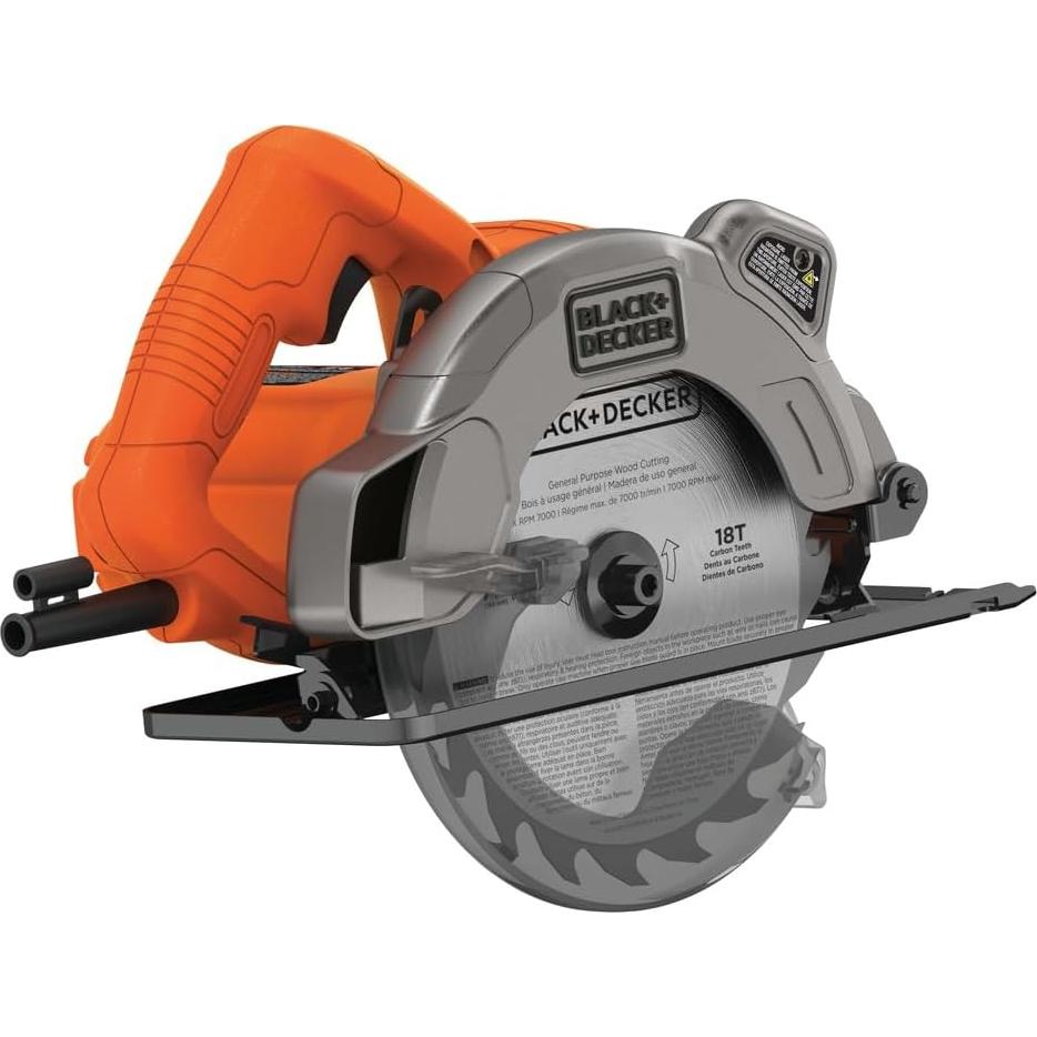BLACK+DECKER 7-1/4-Inch Circular Saw with Laser, 13-Amp (BDECS300C)