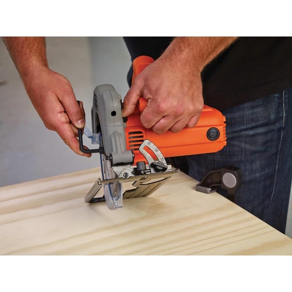 BLACK+DECKER 7-1/4-Inch Circular Saw with Laser, 13-Amp (BDECS300C)