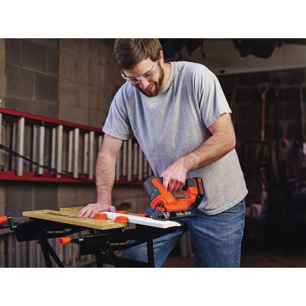 BLACK+DECKER 20V MAX* POWERCONNECT Cordless Jig Saw, Jigsaw Tool Only (BDCJS20B)