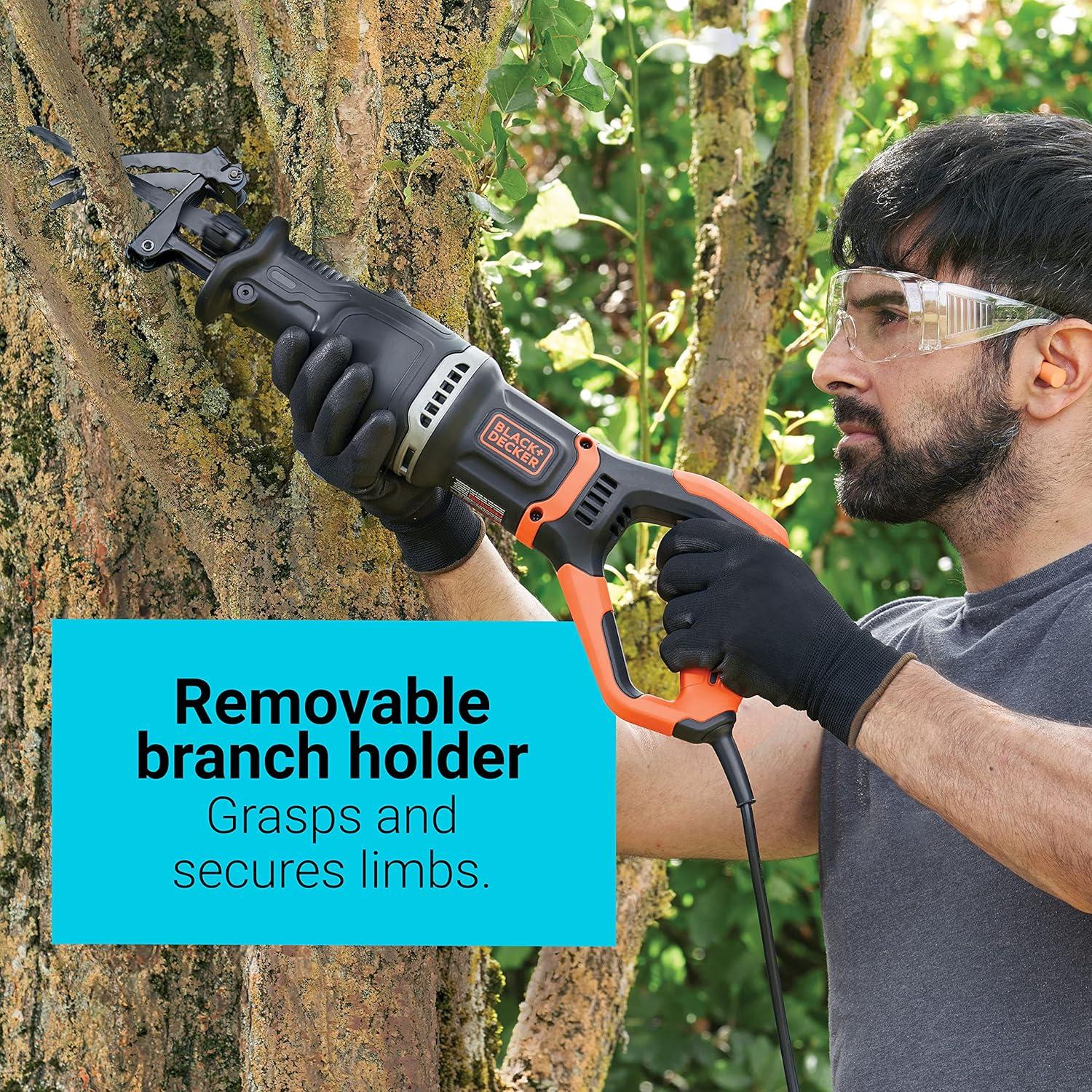 Sierra Recíproca Eléctrica BLACK+DECKER BES301K 7A 2.9kg