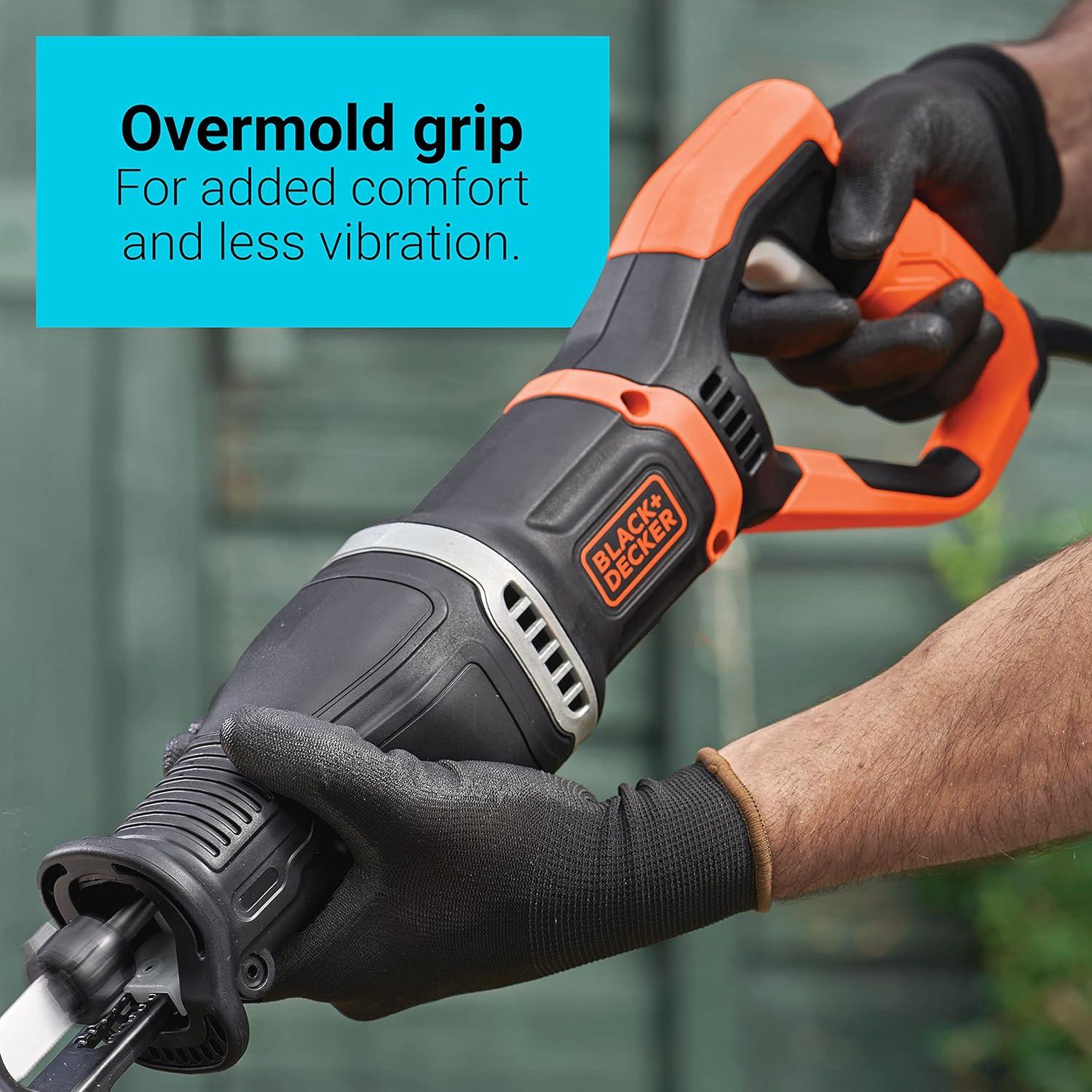 Sierra Recíproca Eléctrica BLACK+DECKER BES301K 7A 2.9kg