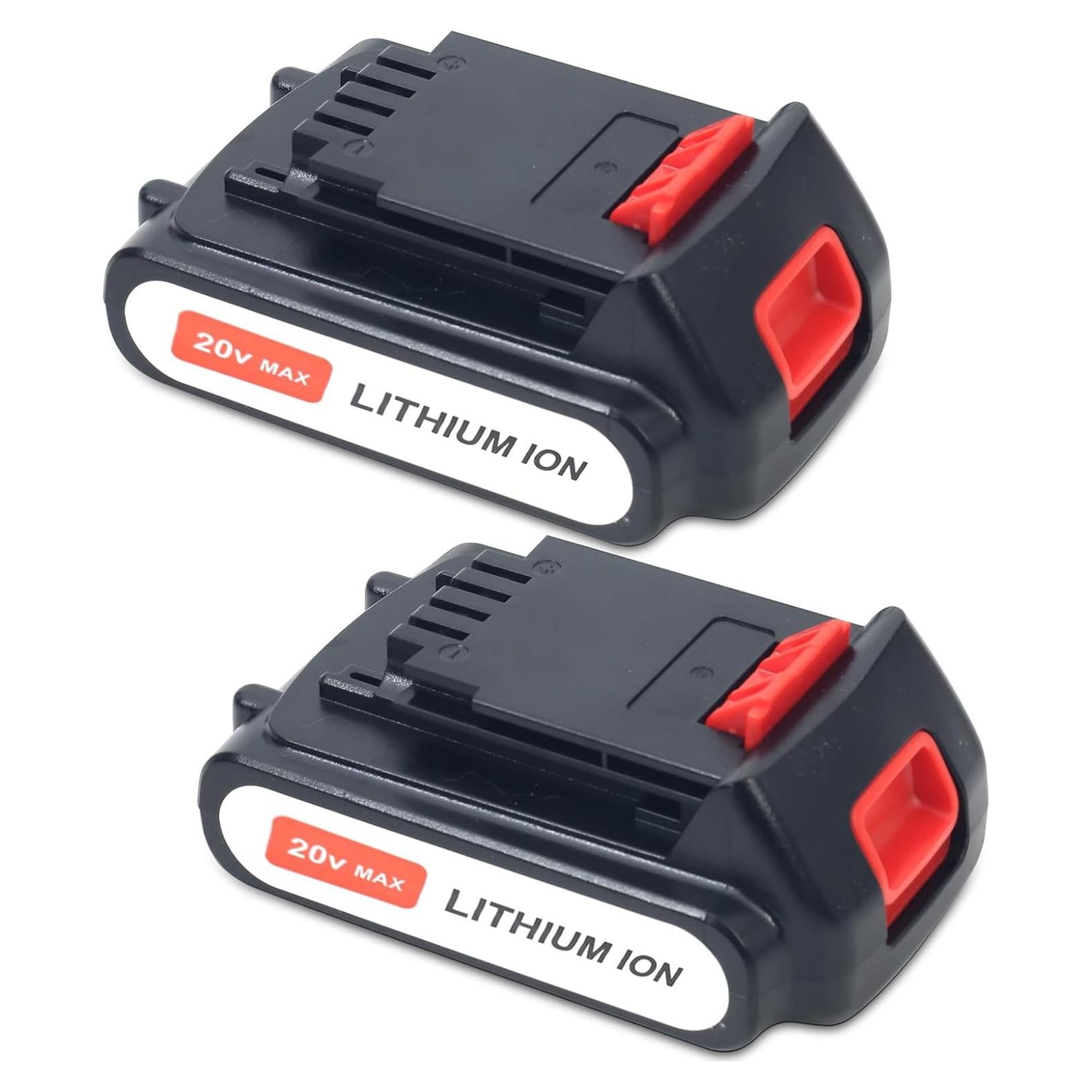 Paquete de 2 Baterías 20V 4.0Ah Litio Black & Decker