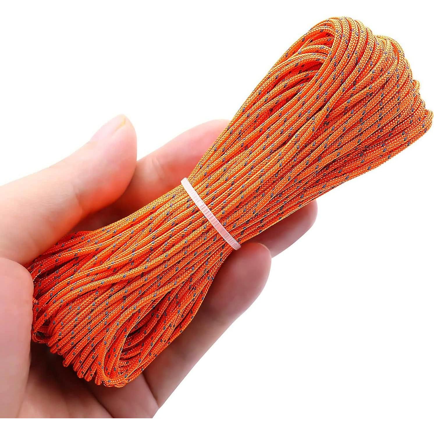Cuerda Reflectante ThreeBulls 20m 1.8mm Naranja Camping
