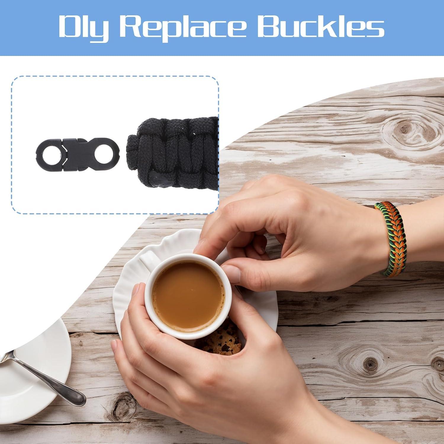 Mini Hebillas de Seguridad COMNICO 25 Pcs 6mm Plástico