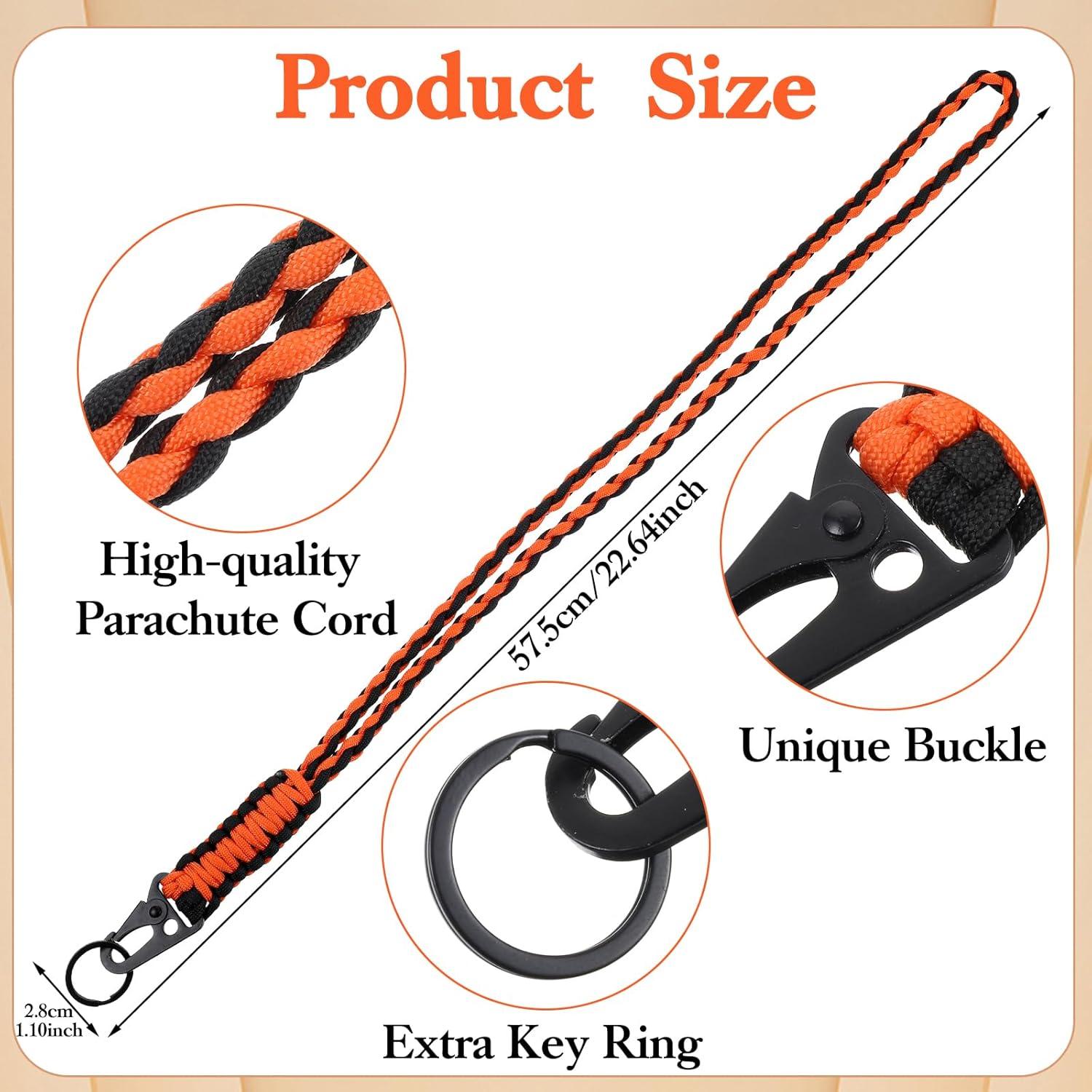 Llavero Paracord Simarro 2 Pcs Resistente para Outdoor