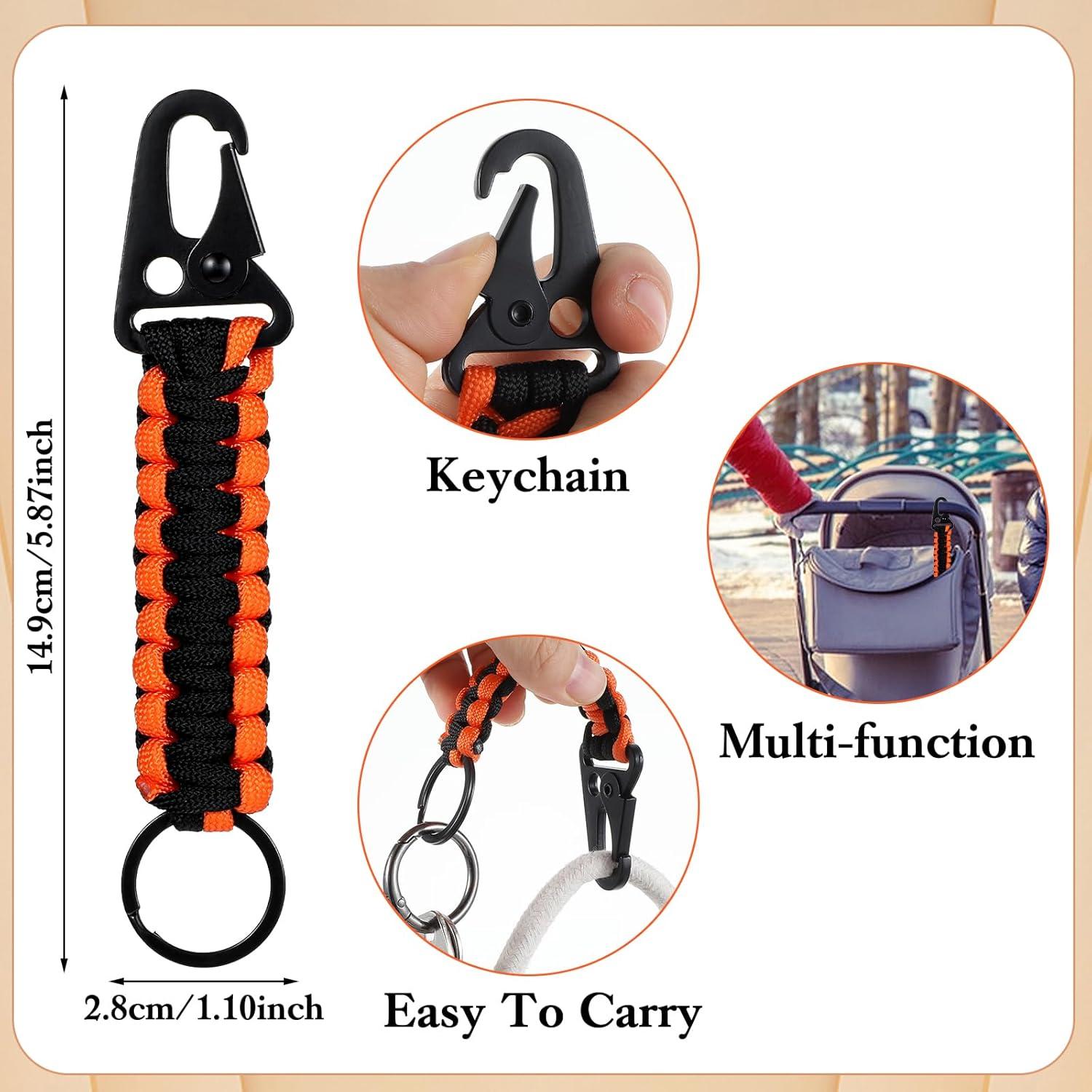 Llavero Paracord Simarro 2 Pcs Resistente para Outdoor