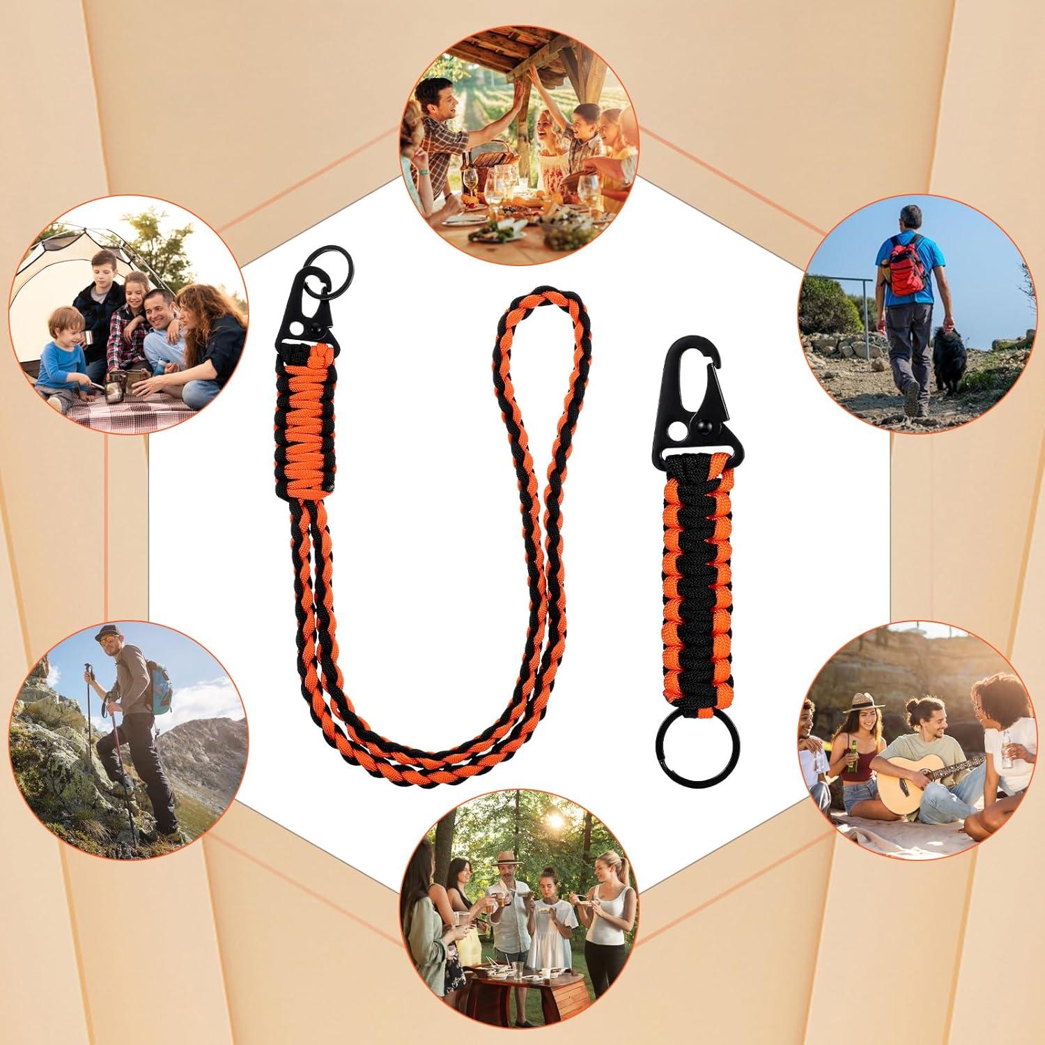 Llavero Paracord Simarro 2 Pcs Resistente para Outdoor