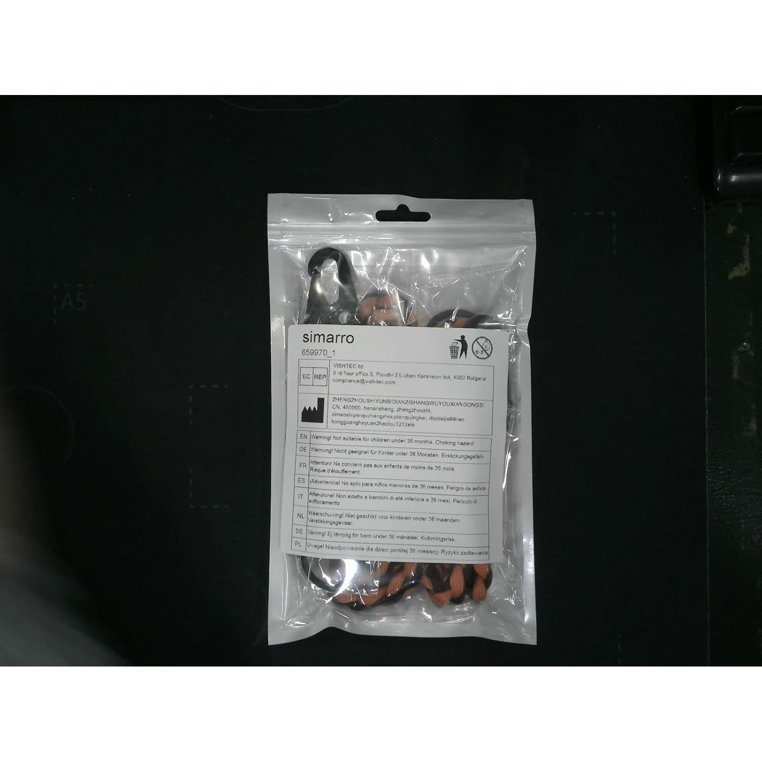 Llavero Paracord Simarro 2 Pcs Resistente para Outdoor