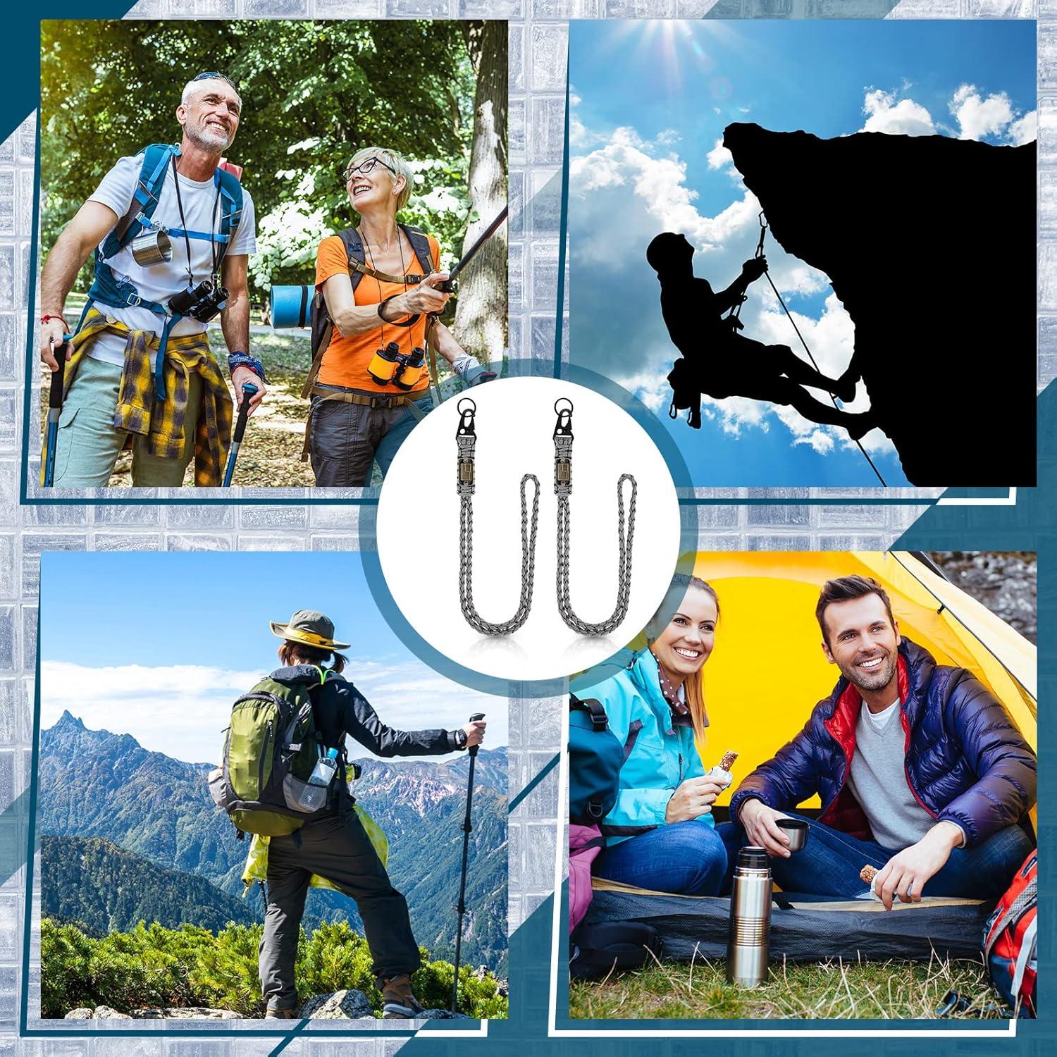 Collar Lanyard Paracord Frienda 2 Piezas 56 cm Gris