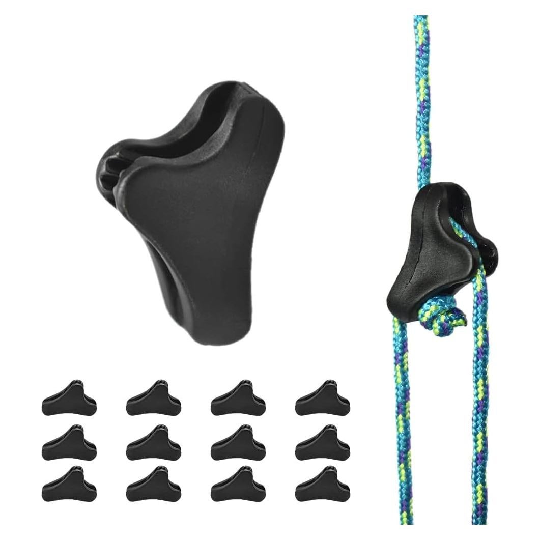 12 Tensionadores de Cuerda CooBigo para Camping 1-2.5mm