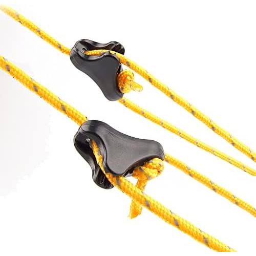 12 Tensionadores de Cuerda CooBigo para Camping 1-2.5mm