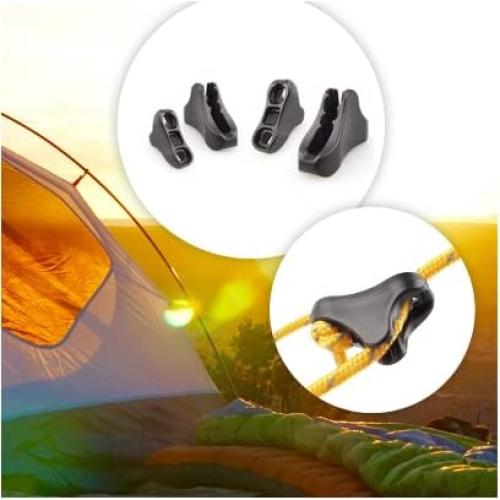 12 Tensionadores de Cuerda CooBigo para Camping 1-2.5mm