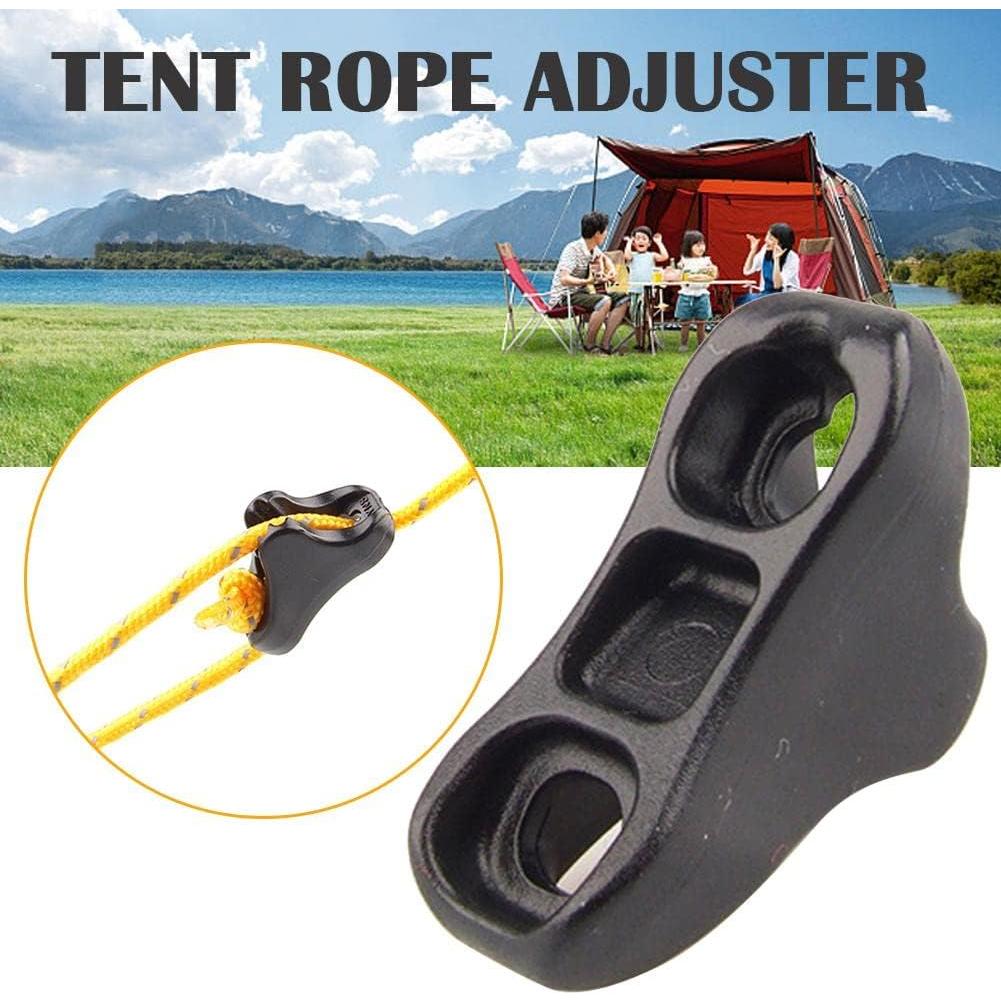 12 Tensionadores de Cuerda CooBigo para Camping 1-2.5mm