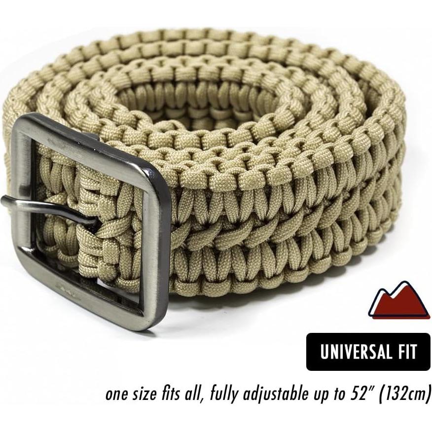 Cinturón de Paracord ParaLace 550 con Hebilla Inoxidable