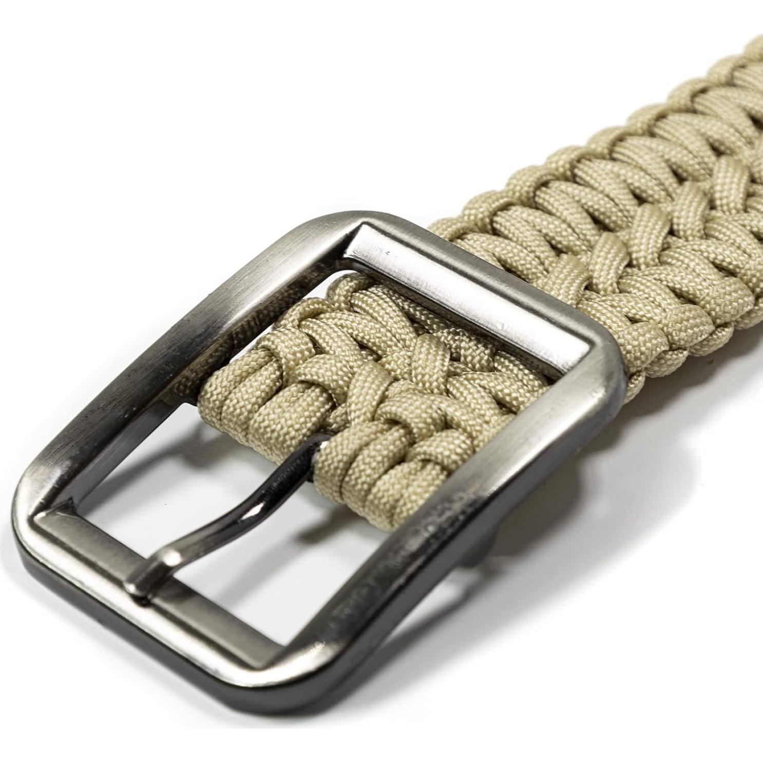 Cinturón de Paracord ParaLace 550 con Hebilla Inoxidable
