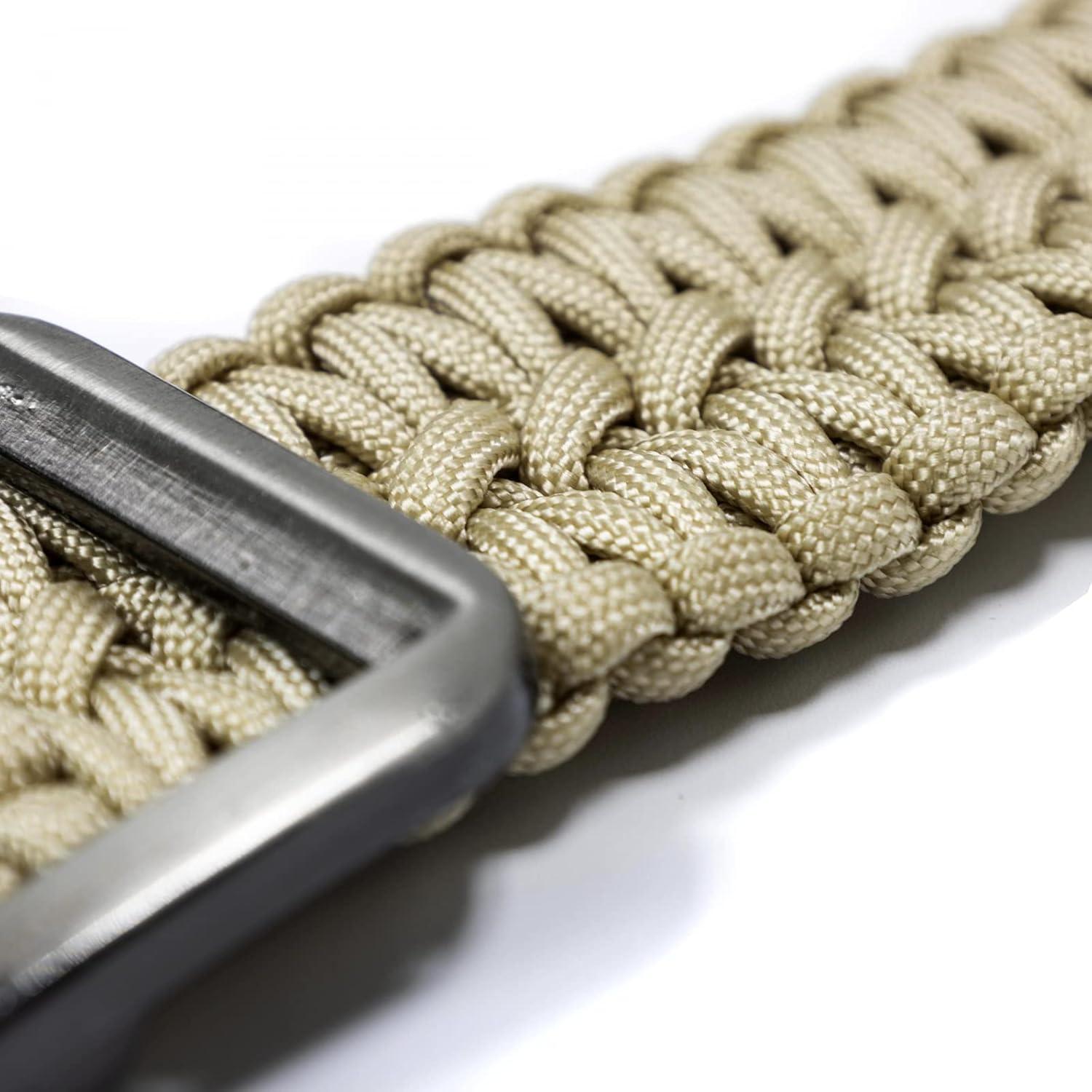 Cinturón de Paracord ParaLace 550 con Hebilla Inoxidable