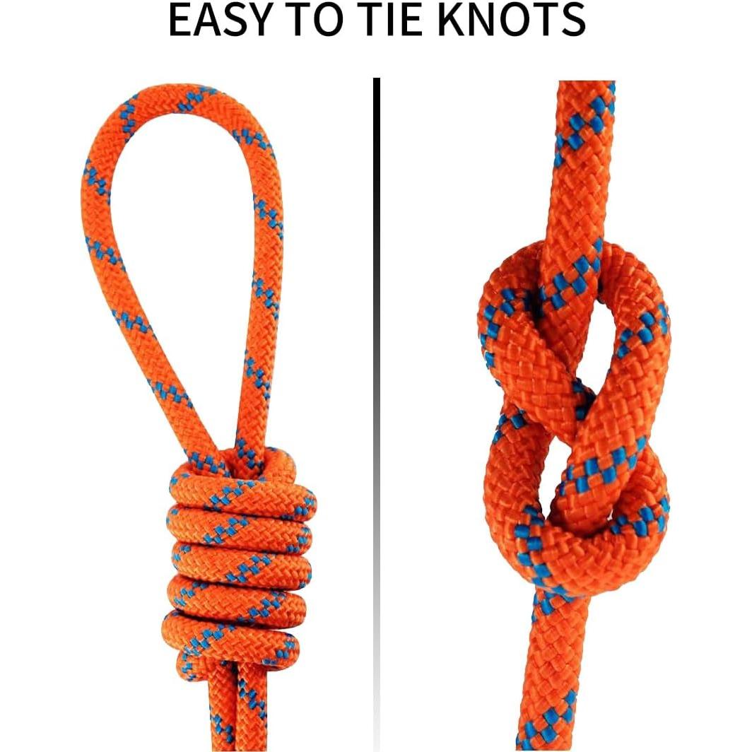 Cuerda de Escalada Estática NewDoar 8mm 6M Naranja