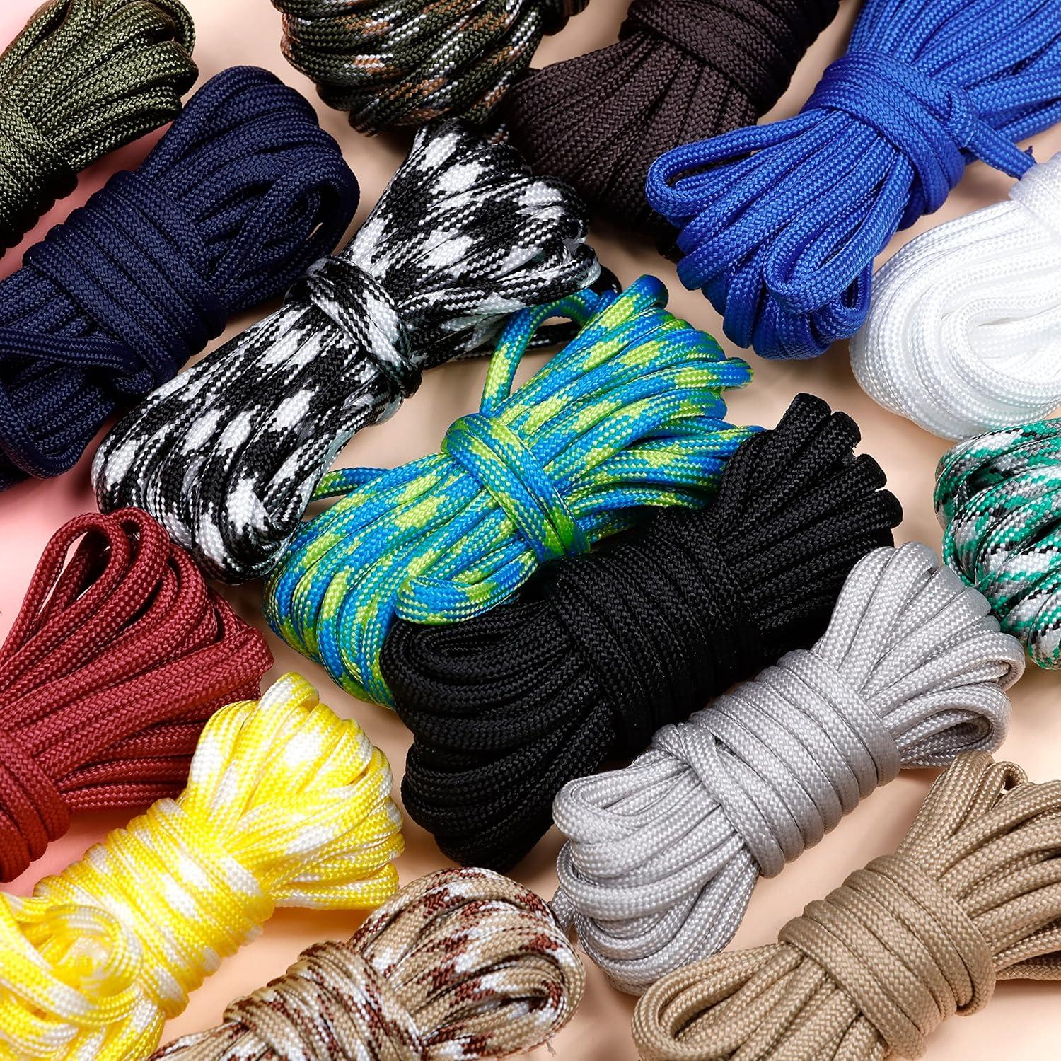 Kit de Paracord Incraftables 15 Colores 2mm para Manualidades
